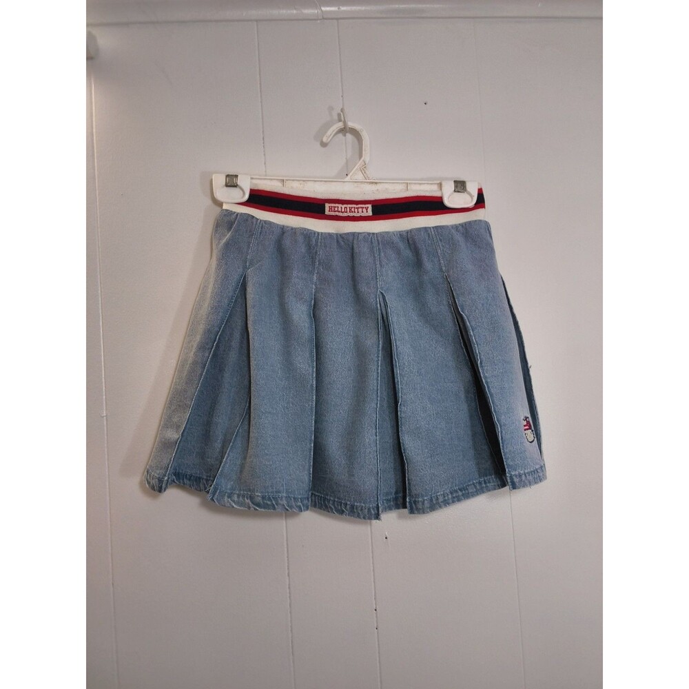 Hello Kitty Girls denim Pleated Skort Size 12